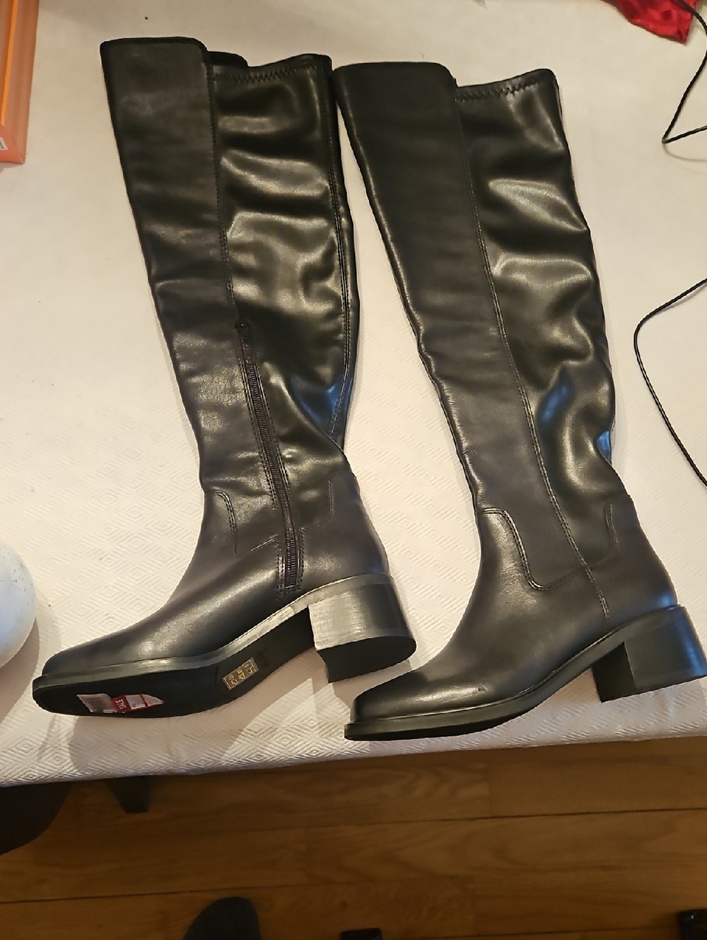 Aldo Black Over-the-Knee Boots